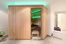 RUKU Sauna Galerie Kabinen mit Holzverkleidung